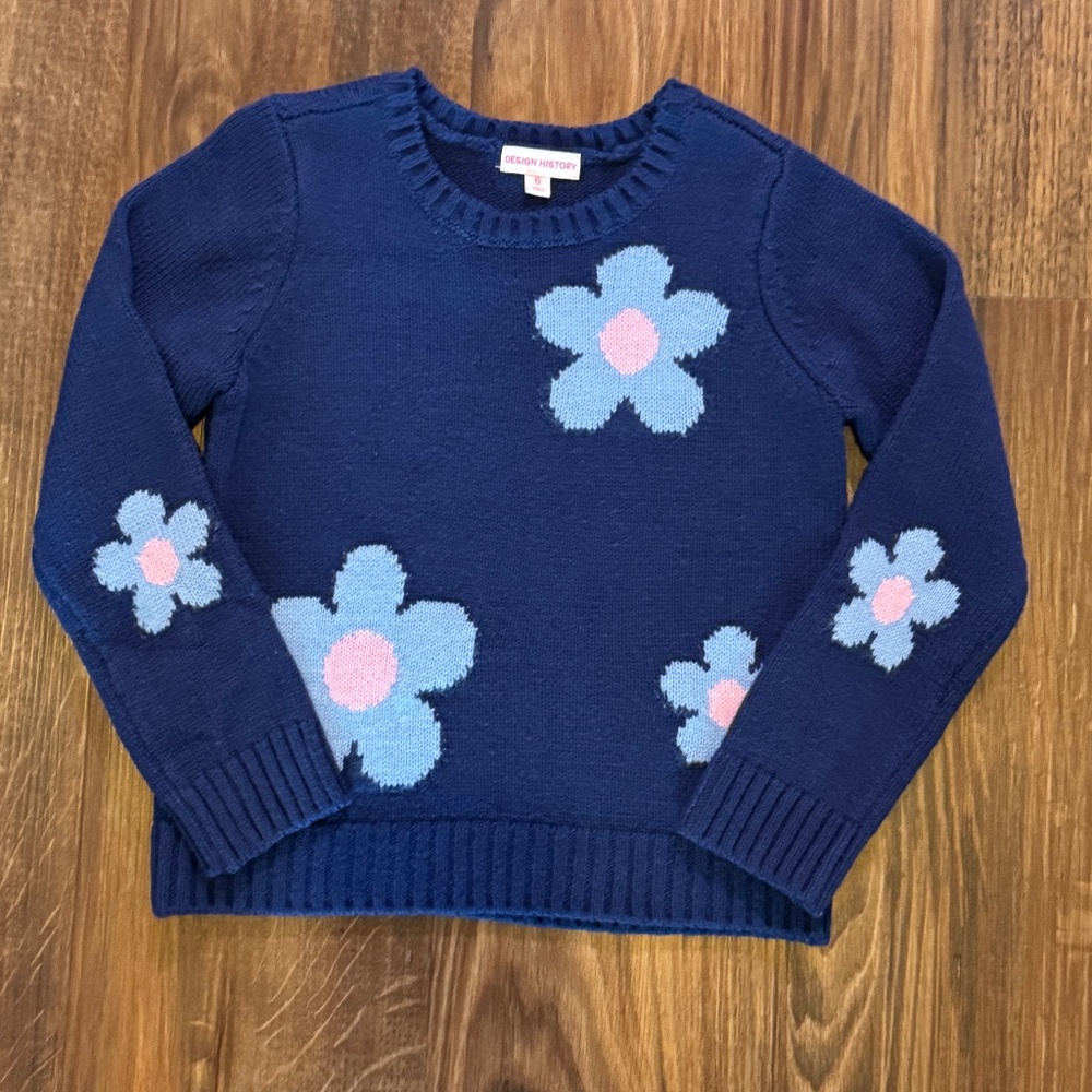 Design History, Size 6, Navy Sweater